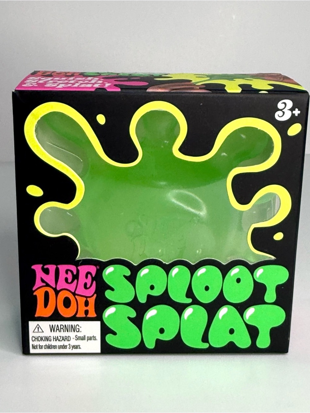 NeeDoh Sploot Splat Kids Sensory Fidget Toy Squishy - Bright Green